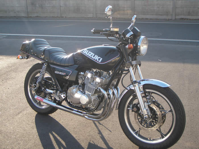 GSX400F　レストア車です。