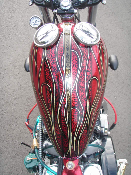 mywaytattoo219専用 XS650 純正タンクカスタムペイント - メルカリ