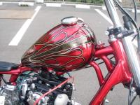 XS650 フルカスタム車のスムージングフレームです!