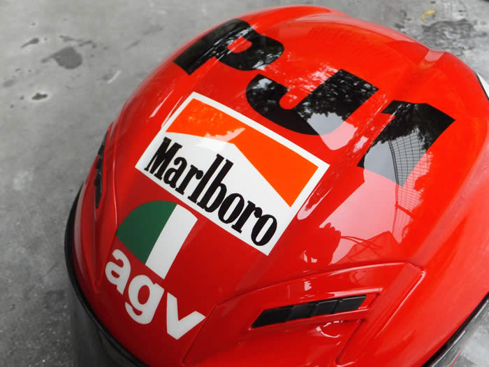 agv　ケニーロバーツ　レプリカヘルメットです!