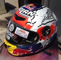 Casey Stoner RedBull Replica helmet paint!
