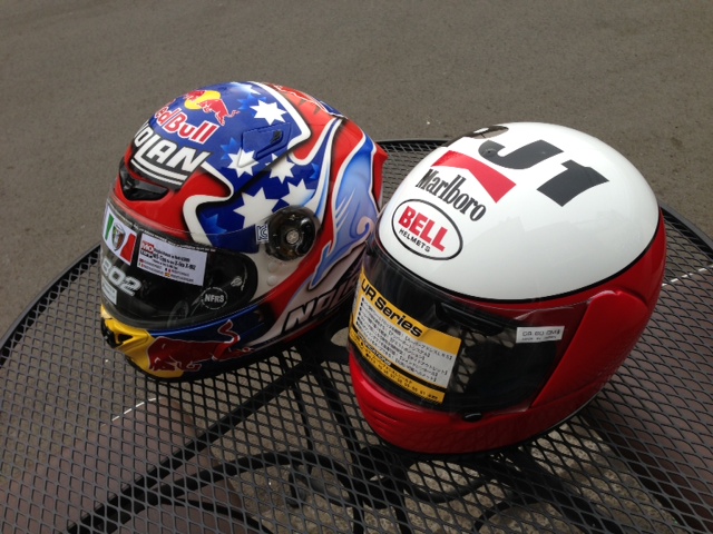 Casey Stoner RedBull Replica helmet paint!
