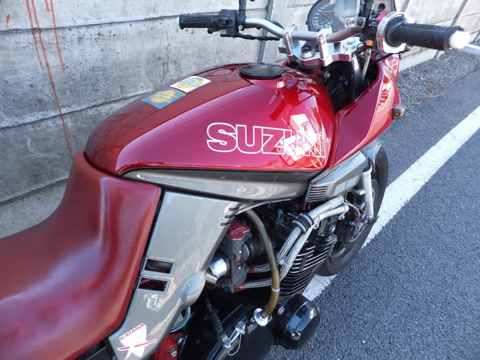 GSX1100S　刀　リミテッド　外装ペイント