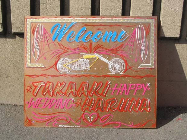 ☆★★結婚式他用ウエルカムボード、サーフボード他ペイント可能な物なら何でもペイントします!★★☆