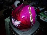 女性カーレーサー様からのオーダーヘルメットです。2